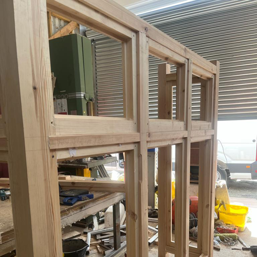 Construction of new bay window